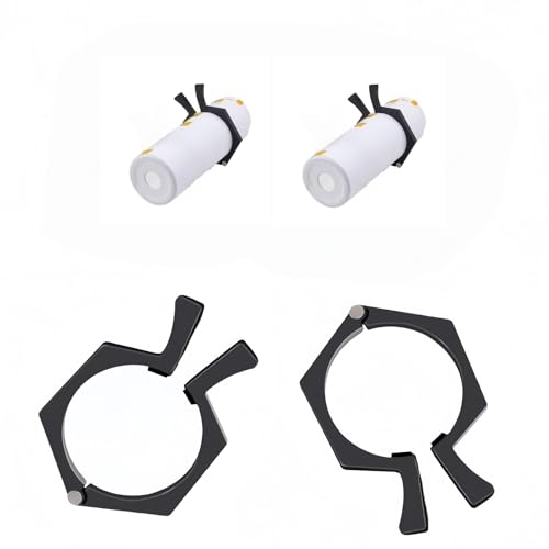 2PCS Tumbler Holder Tumbler Clamp for Sublimation Pinch Tumbler Clamp Perfect Tumbler Clamp Sublimation Tools for 20 Oz Cups Skinny Straight Tumblers(Black)-SATONBEYI