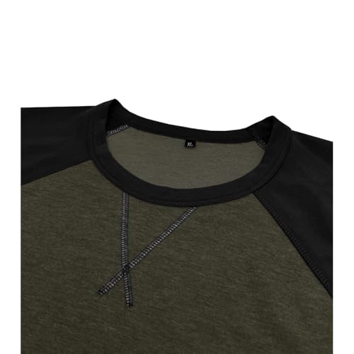 TOMITANY Mens Long Sleeved T-Shirt Crewneck Slim Fit Shirt Outdoor Casual Tee Loungewear Pajama Tops Mens Fashion Undershirt4