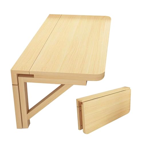 Table pliante en bois 40x80cm compacte pour balcon et cuisine