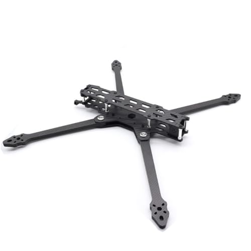 Image of QWinOut Drone Kit LX10 V2 10inch Fold Carbon Fiber Frame Wheelbase 405mm Thickness Arm 7.0mm for 3115 Motor FPV Super Long Range Drones (Only LX10 V2 10inch Frame)