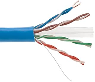 Cables Direct Online 1000ft CAT6 Solid Cable 550Mhz Ethernet LAN UTP 23AWG RJ45 Network Wire Bulk (Blue)