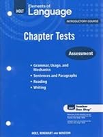Chapter Test Tchr Wkbk Eolang 2009 G6 0030991528 Book Cover