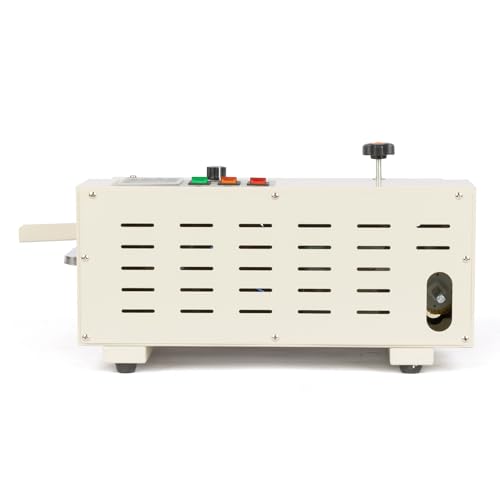 U.S. Solid Automatischer Kontinuierliche Bandversiegelungsgerät – Horizontales Tisch-Versiegler für PVC-Beutel (0,02-0,8mm) mit Digitaler Temperaturregelung & Stempelkodierung (220V)