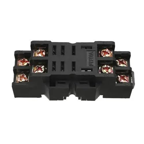 Embase relais de puissance 8 broches montage panneau compact 27mm