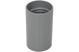 Flexaust 03100360 Genesis PVC Double Threaded Connector for 2 Inch Hose