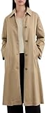 Marc OߴPolo Gabardina con cuello Kent Mujer Relaxed fit, Beige (Summer Sand), 44