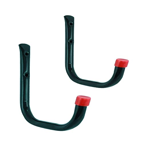 2 x Heavy Duty Storage Hooks Wall Mounted, Ladder Garage Shed Bikes