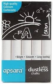 Apsara Chalk (White) - Pack of 5 Box