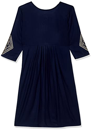 Image of muhuratam Girl's Cotton Regular Tunic Shirt