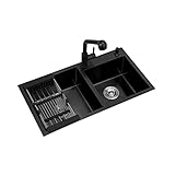 ?[Materiales de primera calidad] Hecho de acero inoxidable de 3 mm de alta calidad, material sanitario, duradero, seguro e higiénico, tratamiento de nano-revestimiento, fácil de limpiar