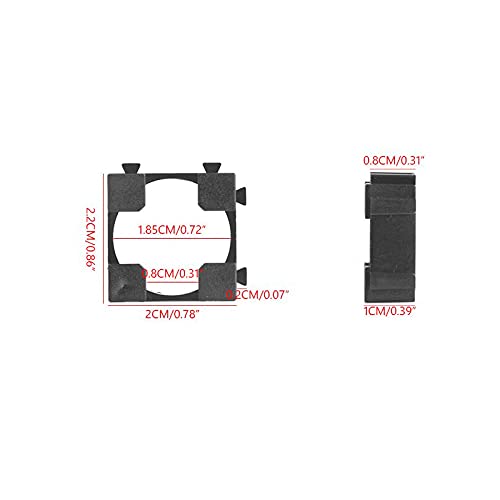 100 stuks 1 x 1 scheidingswanden voor 18650 batterijhouder voor de montage van accupacks - Afbeelding 4