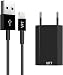 Produktbild VP7 Ladegerät passend für iPhone Ladekabel mit USB Netzteil für iPhone X Xs Xr 8 Plus 7 Plus 6 Plus 6s SE 5 5s iPod iPad Schwarz