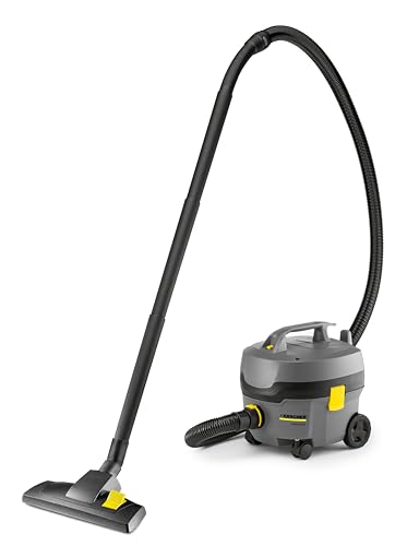 Kärcher Aspiradora T 7/1 Classic ADV, Aspiradora para suelos duros y textiles, Depósito: 7 L, Potencia: 850 W, Nivel de ruido: 62 dB (A), Peso: 3,5 kg, Cable: 7,5 m, Cesta
