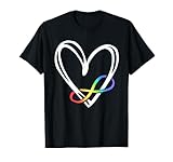 Infinity Heart Autism Awareness Love Needs No Words Tie Dye T-Shirt