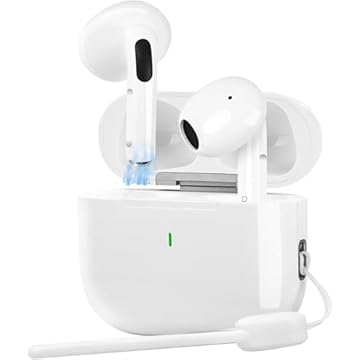 Bettdow Fone de Ouvido Bluetooth 5.3, Tipo USB C Fone de Ouvido Sem Fio Fone Sem Fio com Microfone, Fone Sem Fio Bluetooth À Prova D'água HiFi Com Cancelamento De Ruído e Energia para 40 Horas Totais