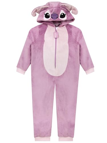 Disney Pijama Stitch Niña | Lilo Y Stitch Pijama Polar Niña | Pijamas Niñas | Pijamas Mono | Rosa 12-13 Años