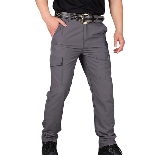 Cargo Work Pants for Men Construction Lightweight Waterproof Hiking Pants Baggy Combat Tactical Pants Multi Pockets