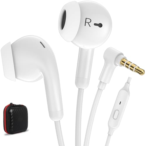 3.5mm�W���b�N�C���z�� �L���C���z�� �w���p Nintendo Switch iPod Chromebook �m�[�g�p�\�R�� PC �^�u���b�g �R���s���[�^�[ MP3 MP4 iPhone 6 5S 3.5mm �R�[�h�t���w�b�h�z�� �}�C�N�t�� �z���C