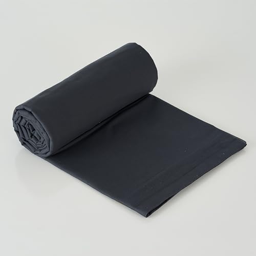 Image of 100% Pure Cotton 3 Layer Dohar, Single Bed Blanket Comforter, (60''X90'' / 152X230 CM), Uni Plain, Skin Friendly Dohar, Color - Charcoal Grey
