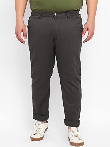 Urbano Plus Men's Regular Fit Mid Rise Trouser