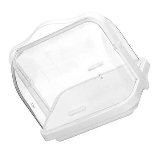 CIYODO Transparent Cake Display Box Portable Flip Holder for Snacks Fruits and Baked Goods for Parties Weddings and Countertop Use