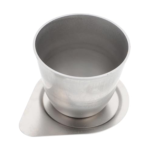 HOODANCOS High Temp Resistant Iron Crucible for Lab Accessory Casting Crucible Cup