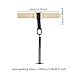 Lljsszr Wrist Roller for Arm Strength and Forearm Exercise Equipment, Small