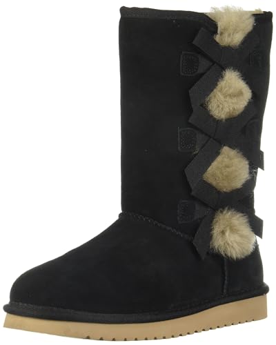 Koolaburra by UGG Women's Victoria Tall Fashion Boot, Black, 10 M US