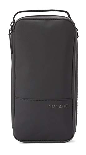 NOMATIC- Toiletry Wash Bag for Travel, Waterproof Storage Case for Shaving Kit, Makeup, Toiletries (Black), Small V2