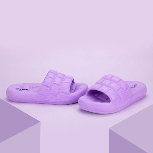 Image of KOBURG Ultra Slides for Women| Stylish | Comfy | Super soft | Ultra-Light | EVA | Slippers | Flip Flops for Women KF-454