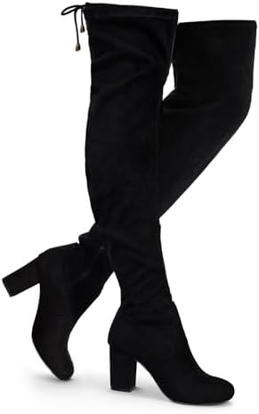 Vepose Women's Over The Knee High Boots Suede Thigh High Boot 3 I...