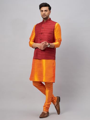 Image of VM Men's Jacket, Kurta and Pyjama Set