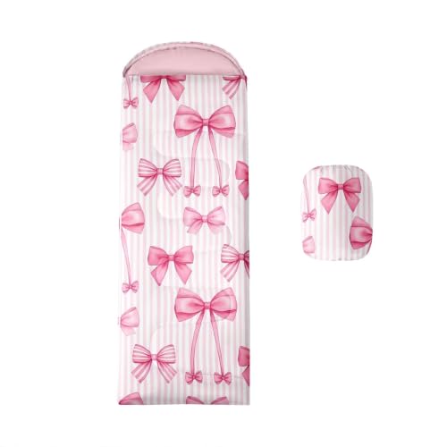 Feelyou bolsa de dormir para niños y adultos para camping, 3 estaciones, ligera y para mochila miniatura 1