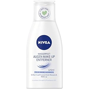 NIVEA Oogmake-up remover voor waterdichte make-up, 125 ml fles