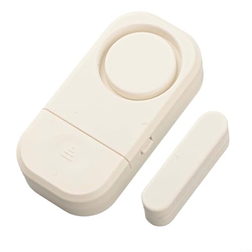 Alarma de puerta, 1 paquete de sensor inalámbrico de puerta y ventana para sistema de seguridad del hogar con detección antirrobo de sirena de 130 dB para uso en casa y oficina RV