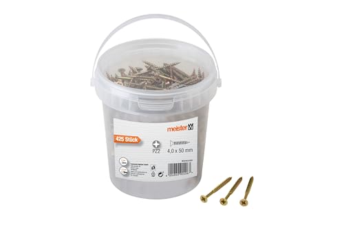 Meister universal Tornillos 4 x 50 mm, 425 pieza, 904060