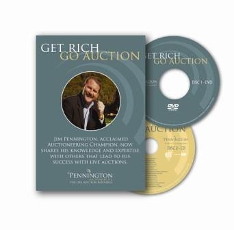 DVD Get Rich Go Auction 2 Disc Set Book