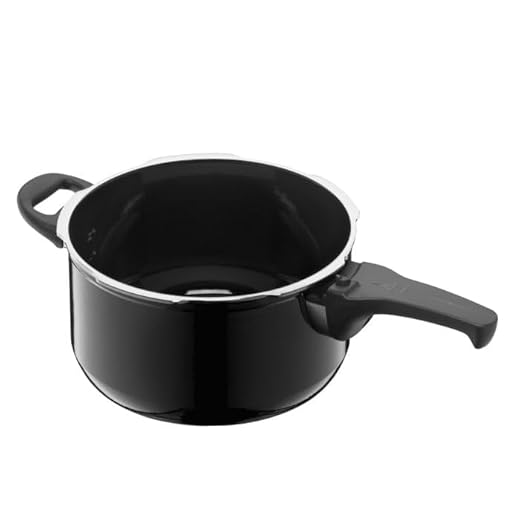 Silit Sicomatic T-Plus Pentola a Pressione in Silargan, 4.5 l, Nero
