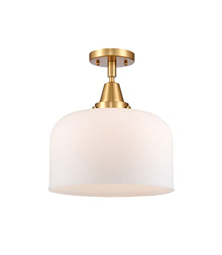 Innovations 447-1C-SG-G71-L One Light Flush Mount from Franklin Restoration Collection
