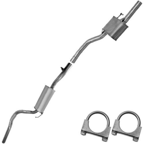 Resonator Pipe Muffler Exhaust System Kit Fits 2005-2007 Focus 2.0L Sedan