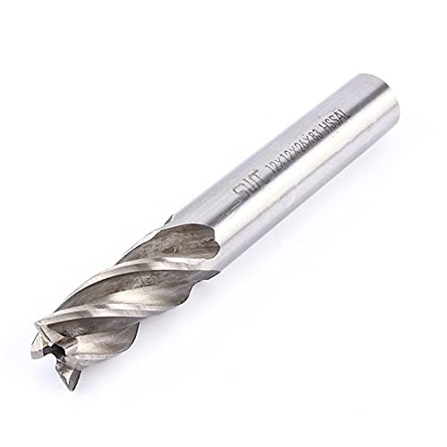Kengbi Materials Thread Mill 4Mm 12Mm 8Mm 10Mm 6Mm Hss Cnc Straight Milling Cutter Shank 4 Flute End Drill Bit For Choose (Cutting Edge Diameter : 6Mm) #TOP4