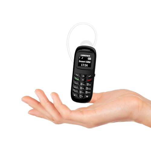 Longben Casque Bluetooth le plus petit au monde pour téléphone portable SMS BT Musique BT Minuscule (Noir)