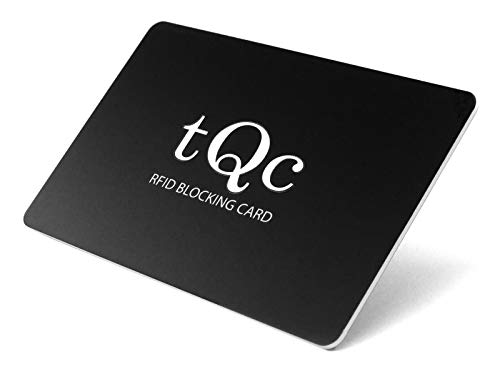 Preisvergleich Produktbild NFC RFID Blocker Karte / Schutzkarte / RFID schutzhülle kreditkarten Alternative / RFID Blocking Card / RFID störsender / 1 RFID Störsender für Ihre Brieftasche / E-Field Technologie