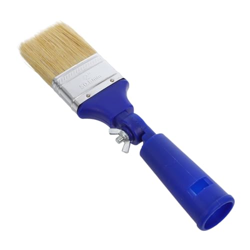 QUMIIRITY Adjustable Angle Paint Brush Flat Tip Detail Brush for Trim for Art Craft and Home Projects 2 Inches Set of 5