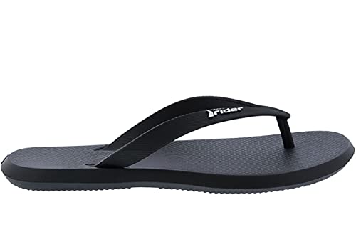 Chinelo R1 Speed, Rider, Masculino, Preto/Preto, 40