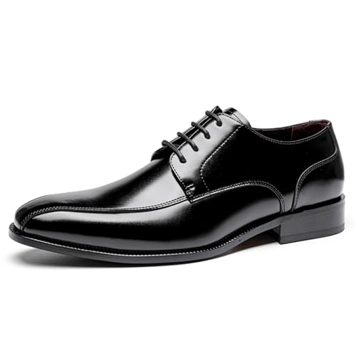 Mens Dress Shoes Oxford Style Formal Classic Lace Up Business Casual Uniform Modern Work Wedding Shoes