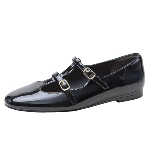 Linea Paolo - Matilda - Womens Double Mary Jane Strap Flats