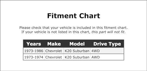 Locking Hub Service Kit Compatible With Chevrolet K20 Suburban 1973 1974 1975 1976 1977 1978 1979 1980 1981 1982 1983 1984 1985 1986 PC-396094