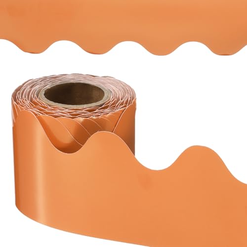 Bordure de tableau d'affichage orange PATIKIL en liège de 41 pieds pour déco de classe