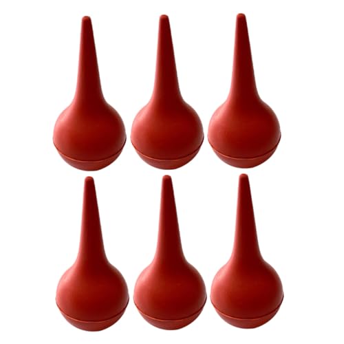 DONFAMDS 6 piezas Bulbos de para Limpieza de Nariz y Oídos de Niña Succión Suave y Efectiva Fácil de Desmontar para Secado Eliminador de Mucosidad y Cera Accesorio Infantil Seguro y